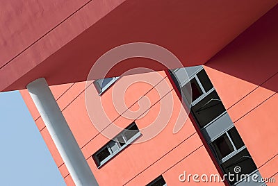 Architectural detail of a modern building Stock Photo