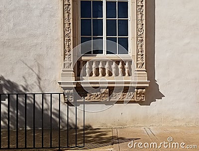 Casa del Prado Historic Architecture in Balboa Park San Diego California Editorial Stock Photo