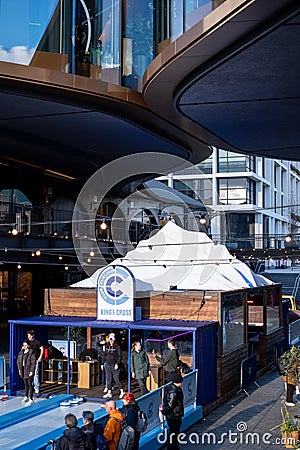 Architectural details at Coal Drops Yard, King's Cross, London UK, designed by Thomas Heatherwick Editorial Stock Photo