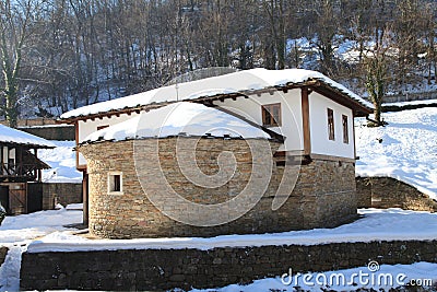 Architectural ethnographic complex Etar, Gabrovo, Bulgaria Stock Photo