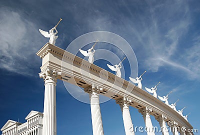 Architectural glitter, Las Vegas, Nevada Editorial Stock Photo