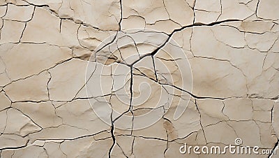 Architectural Lines: Limestone Fissure Design. AI generate Stock Photo