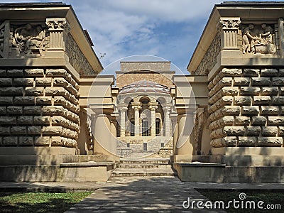 An architectural monument, Semashko Mud Bath. Essentuki Stock Photo