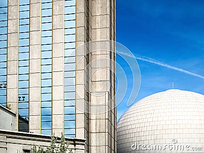 Architectural perspective, Reno, Nevada Stock Photo