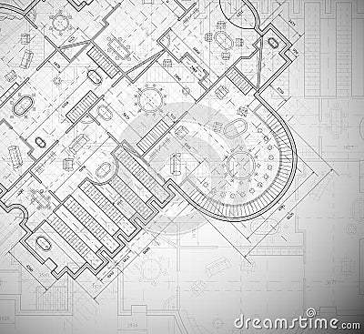 Architectural plan Vector Illustration