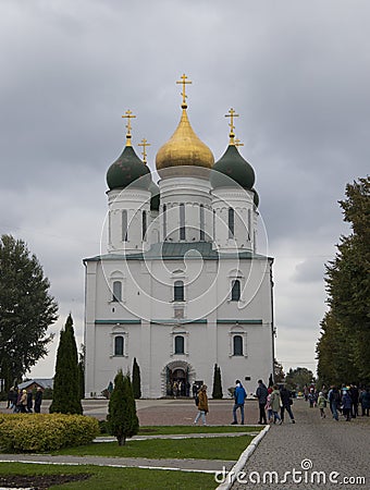 Kolomna, Russia - September 25 2021: Assumption Cathedral Editorial Stock Photo