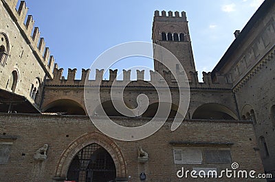 The architecture of Bologna Editorial Stock Photo
