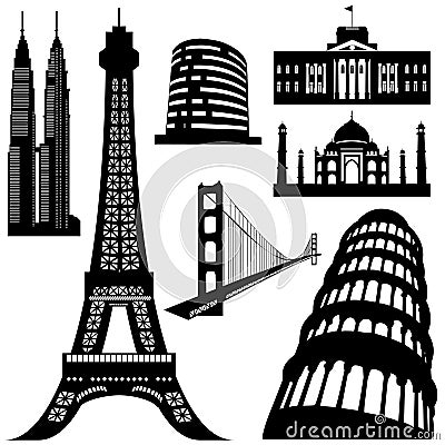 Architecture building vector Vector Illustration