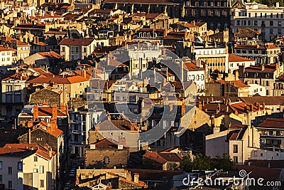 Architecture of Clermont-Ferrand Stock Photo