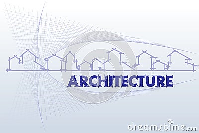 Architecture - construction company Vector Illustration