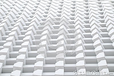 Architecture detail Modern box weave Structure Pattern Construction Stock Photo