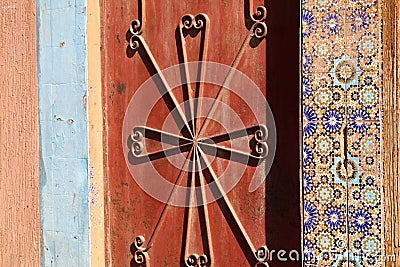 Architecture detail in Taroudant, Morocco Stock Photo