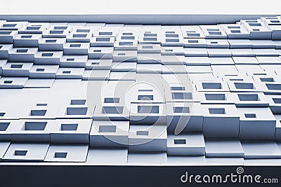 Architecture detail Wall decoration Pattern Abstract background Stock Photo