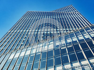 Modern office Building Glass facade skyscraper Architecture details Stock Photo