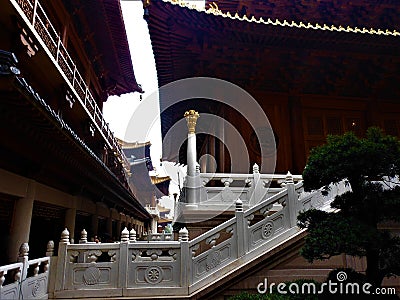 Architecture, fascination and beauty in Shanghai city, China Stock Photo