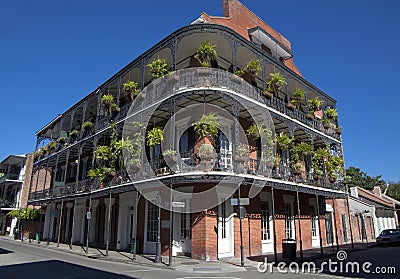 Architecture: French Quarter - New Orleans Stock Photo