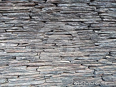 Architecture and interior image of Natural pieces of stone wall Stock Photo