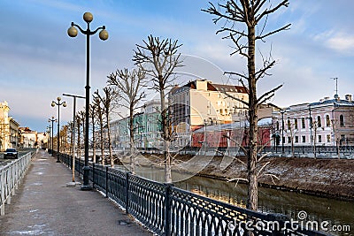 Architecture of Kazan city Stock Photo