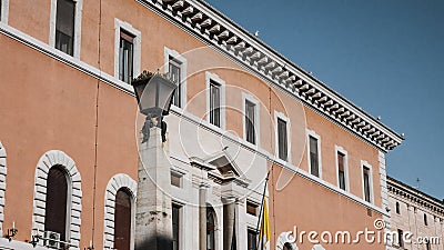 Architecture and landmark of Rome. Postcard of Rome, View of old Rome, Italy Stock Photo