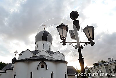 Marfo-Mariinsky Convent of Mercy in Moscow. Editorial Stock Photo