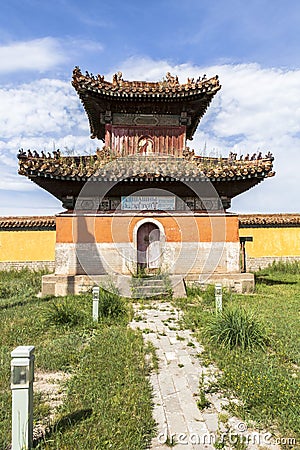 Architecture of Monastery in Mongolia Stock Photo