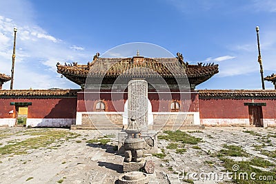 Architecture of Monastery in Mongolia Stock Photo