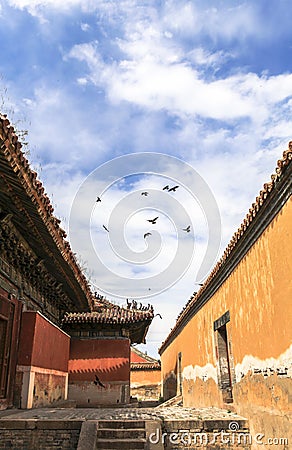 Architecture of Monastery in Mongolia Stock Photo