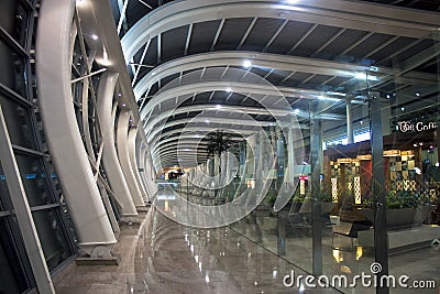 Architecture of Mumbai airport terminal Editorial Stock Photo