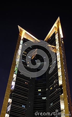 Architecture night lighting view Stock Photo