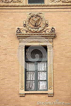 Architecture: Ornate Window Stock Photo