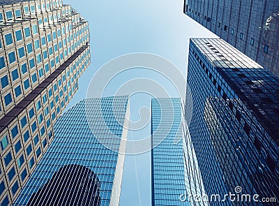 Architecture perspective Building sky scraper Business background cityscape Stock Photo