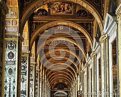 Architecture in Saint Peterburg. Ð¡olumn. Symmetry. Art Stock Photo