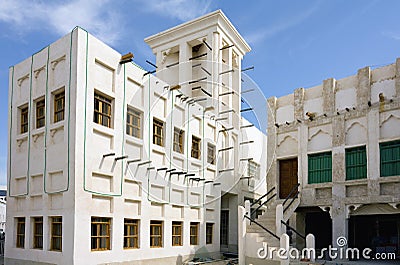 Architecture in Souq Waqif Qatar Stock Photo