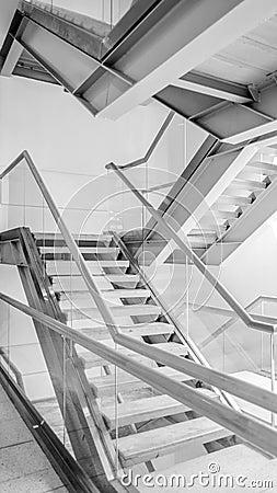Architecture stairs Stock Photo
