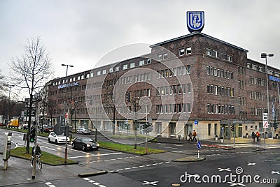 The architecture of streets in Cologne Germany Editorial Stock Photo