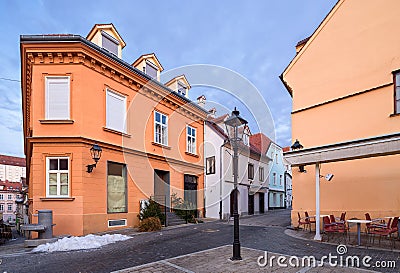 Architecture of Zagreb. Croatia. Stock Photo