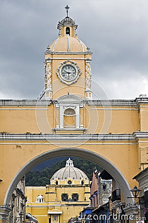 Arco de Santa Catalina Stock Photo