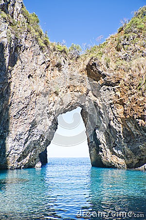 Arcomagno cave, Italy Stock Photo