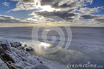 Arctic landscape Stock Photo