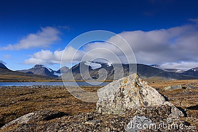 Arctic landscape Stock Photo