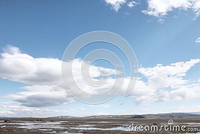 Arctic landscape Stock Photo