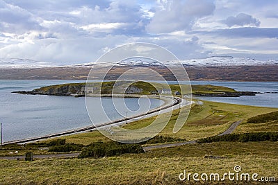 Ard Neakie Lime Kilns - Loch Eriboll - Scotland Stock Photo