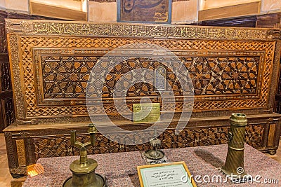 ARDABIL, IRAN - APRIL 10, 2018: Tomb in the Sheikh Safi Al-Din Ardabili Shrine in Ardabil, Ir Editorial Stock Photo