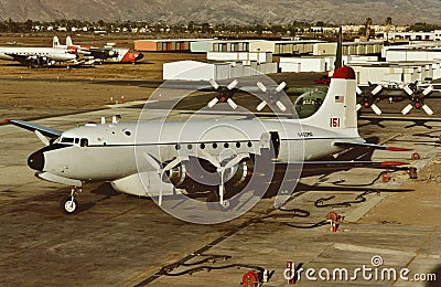 ARDCO Douglas C-54E DC-4 N460WA CN 27359 LN 305 USAAF 44-9133 Fire Fighting Tanker . Editorial Stock Photo