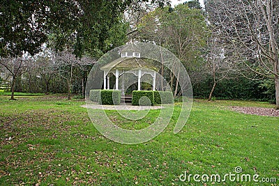 Gazebo at Ardenwood Historic Farm Stock Photo