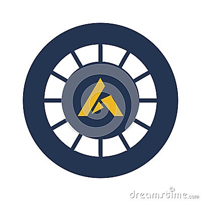 Ardor, ardor cryptocurrency, blockchain, bitcoin, fully editable vector icons Vector Illustration