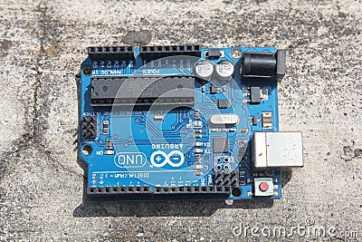 Arduino for student project, 22 August 2022 in Central Java Indonesia Editorial Stock Photo