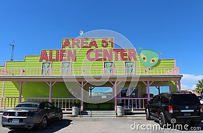 Area 51 Alien Center Editorial Stock Photo