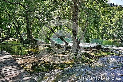 Area Around Skradinski Buk Stock Photo