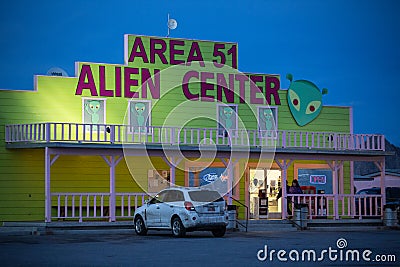 Area 51 Center Editorial Stock Photo